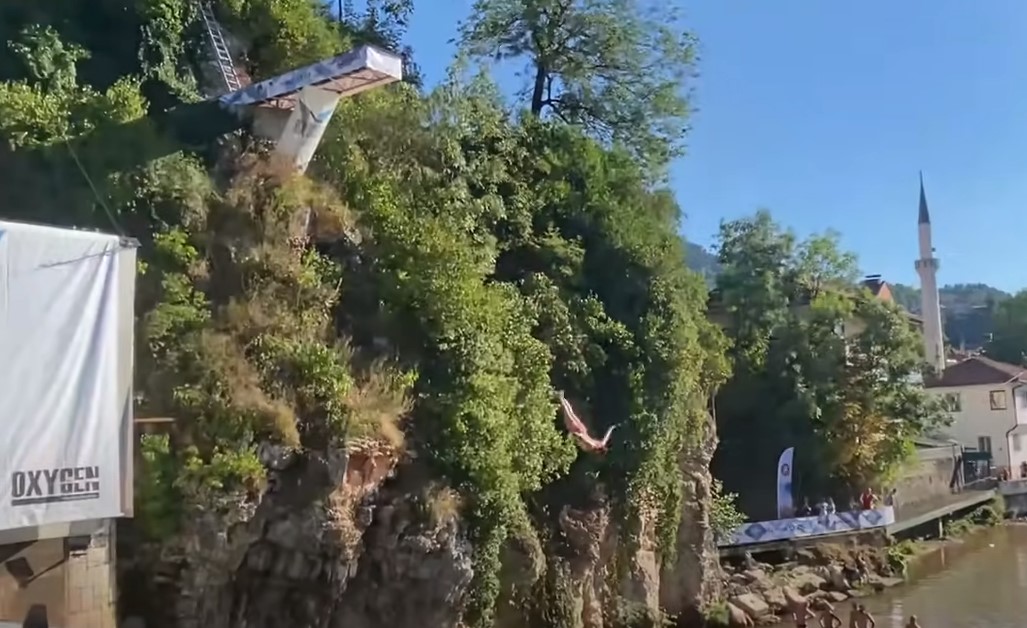Takmičenje u skokovima u vodu "Bentbaša Cliff Diving 2022" održat će se u subotu