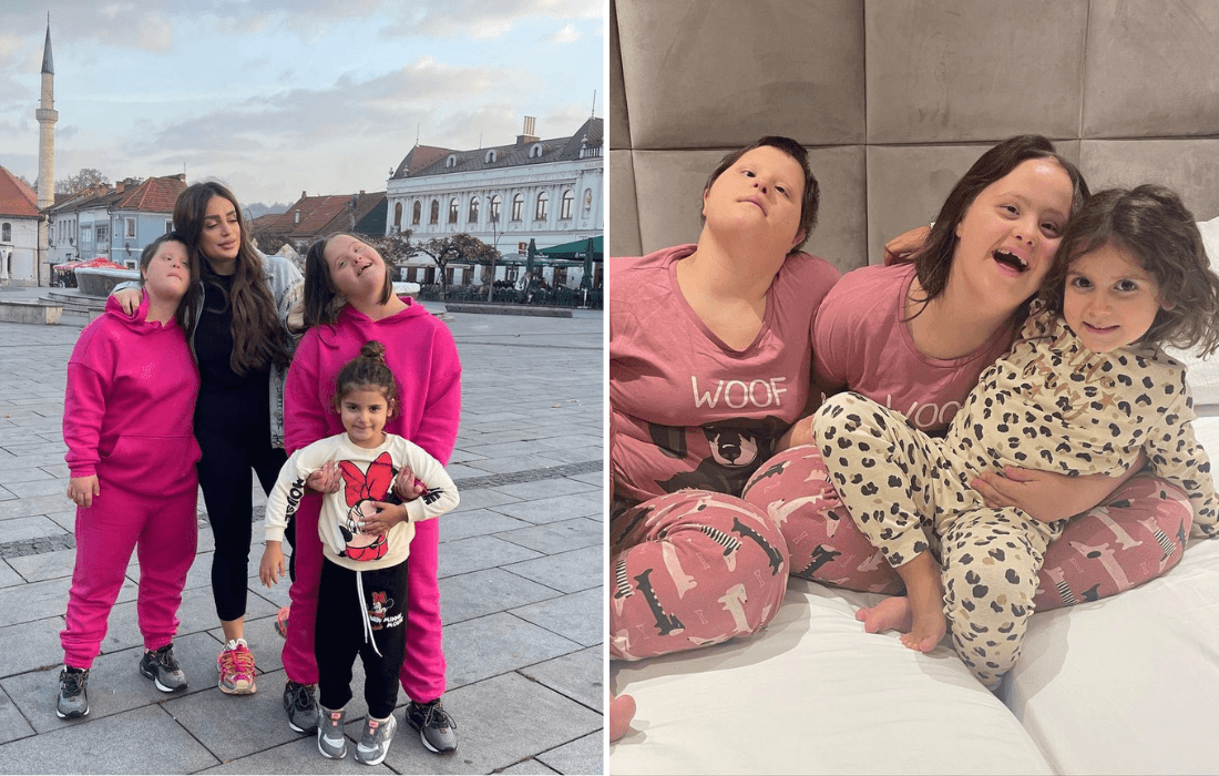 Kćerka Sare Bero Ina, uči starije sestre s Daun sindromom da pričaju