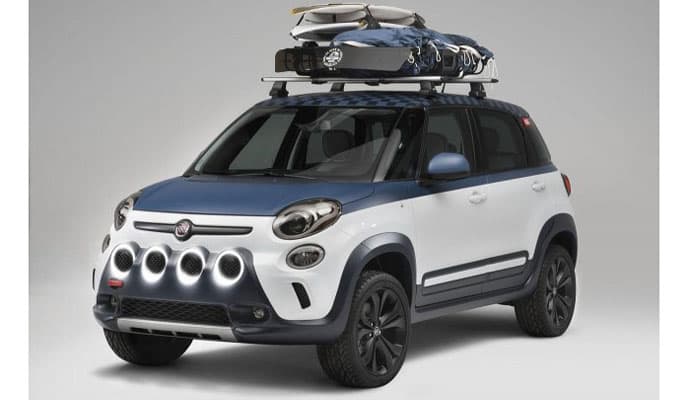FIAT 500L za skejtere i surfere