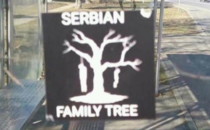 Vukovar: Policija privela mladića koji je lijepio morbidne naljepnice protiv Srba