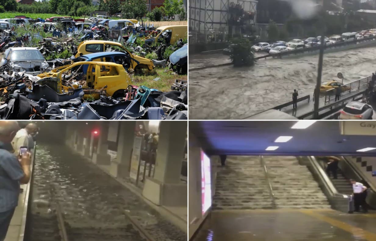 Prizori koji lede krv u žilama: Pogledajte snimke stravičnog nevremena u Istanbulu