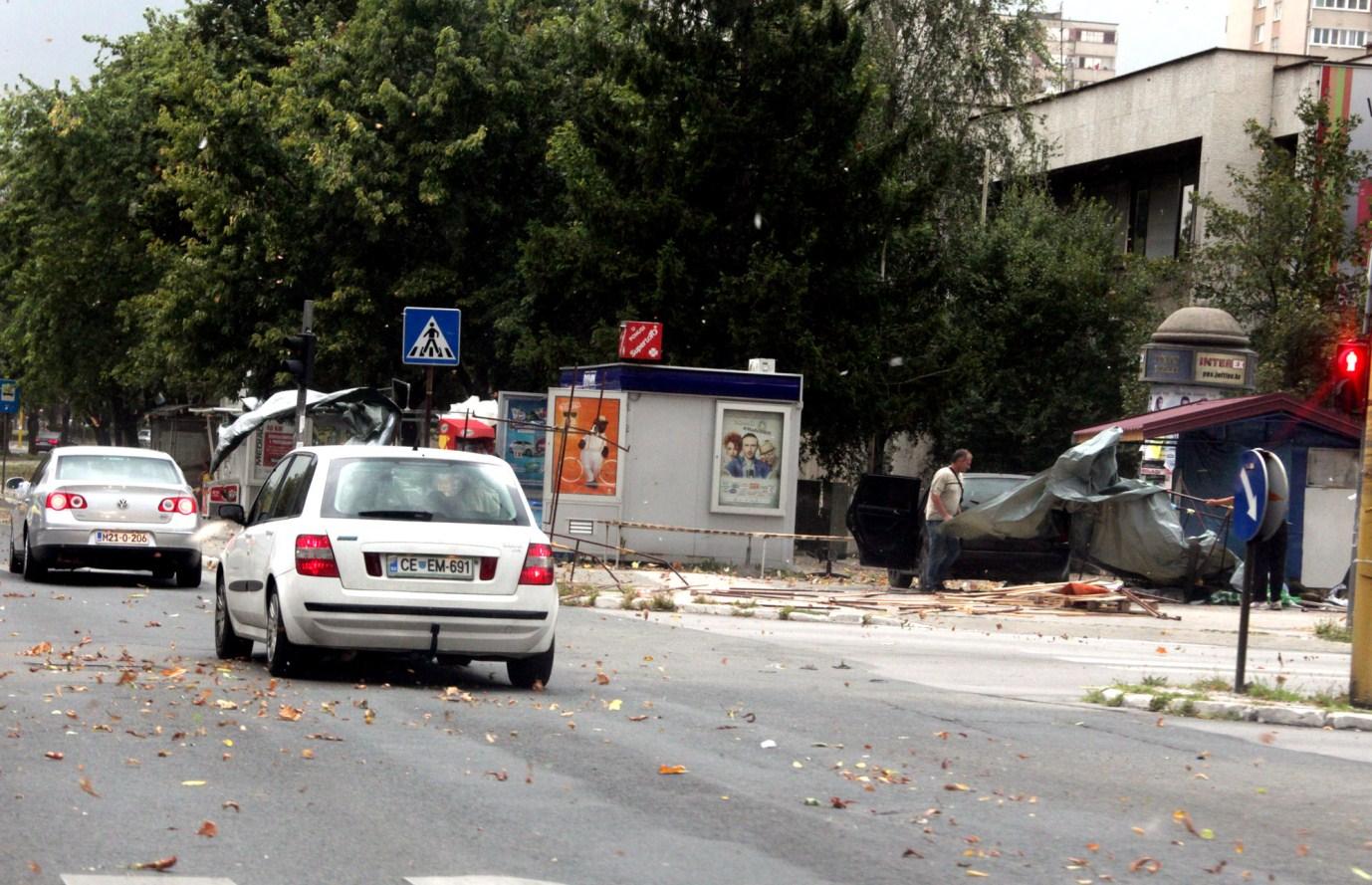 Olujno nevrijeme zahvatilo i Tuzlu