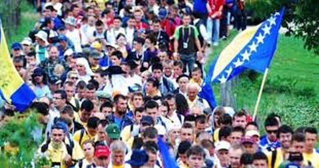 U utorak kreće "Marš mira" Srebrenica - Odžak - Vukovar"