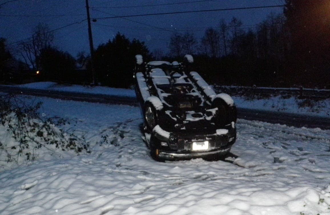 Prevrnuo se automobil u Vogošći