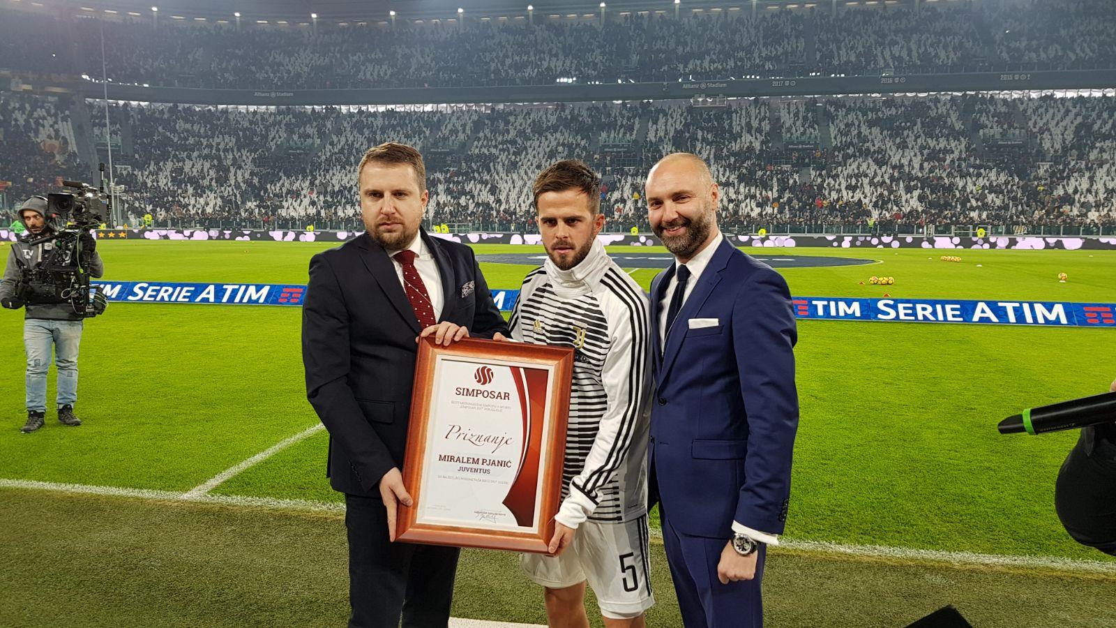 Priznanje "Simposara": Miralem Pjanić najbolji nogometaš BiH u 2017. godini