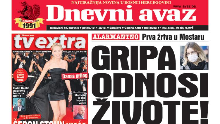 Danas u "Dnevnom avazu" čitajte - Gripa odnosi živote!