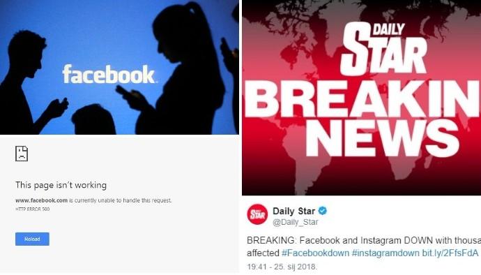 Problemi na najvećoj društvenoj mreži: Srušio se Facebook, milioni korisnika širom svijeta nemaju pristup