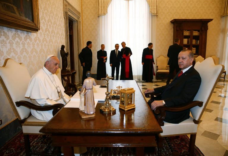Vatikan: Papa Franjo sastao se s Erdoanom