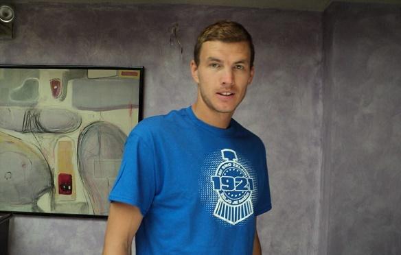 Džeko podržao juniore Željezničara uoči dvoboja sa Atletiko Madridom