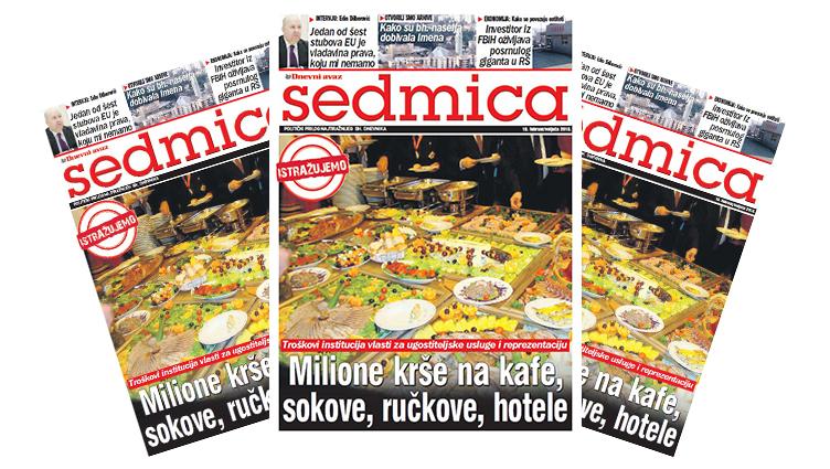Troškovi institucija vlasti za ugostiteljske usluge i reprezentaciju: Milione krše na kafe, sokove, ručkove, hotele