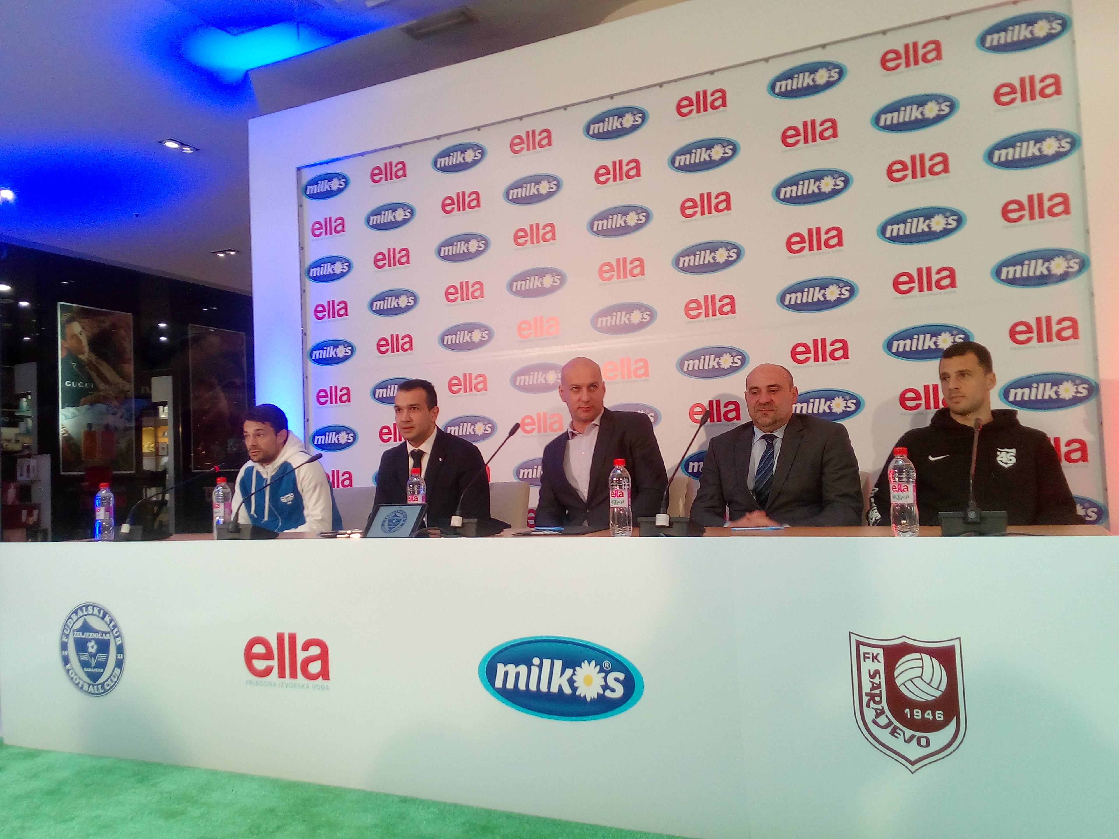 Potpisan sponzorski ugovor: Milkos podržava FK Sarajevo i FK Željezničar