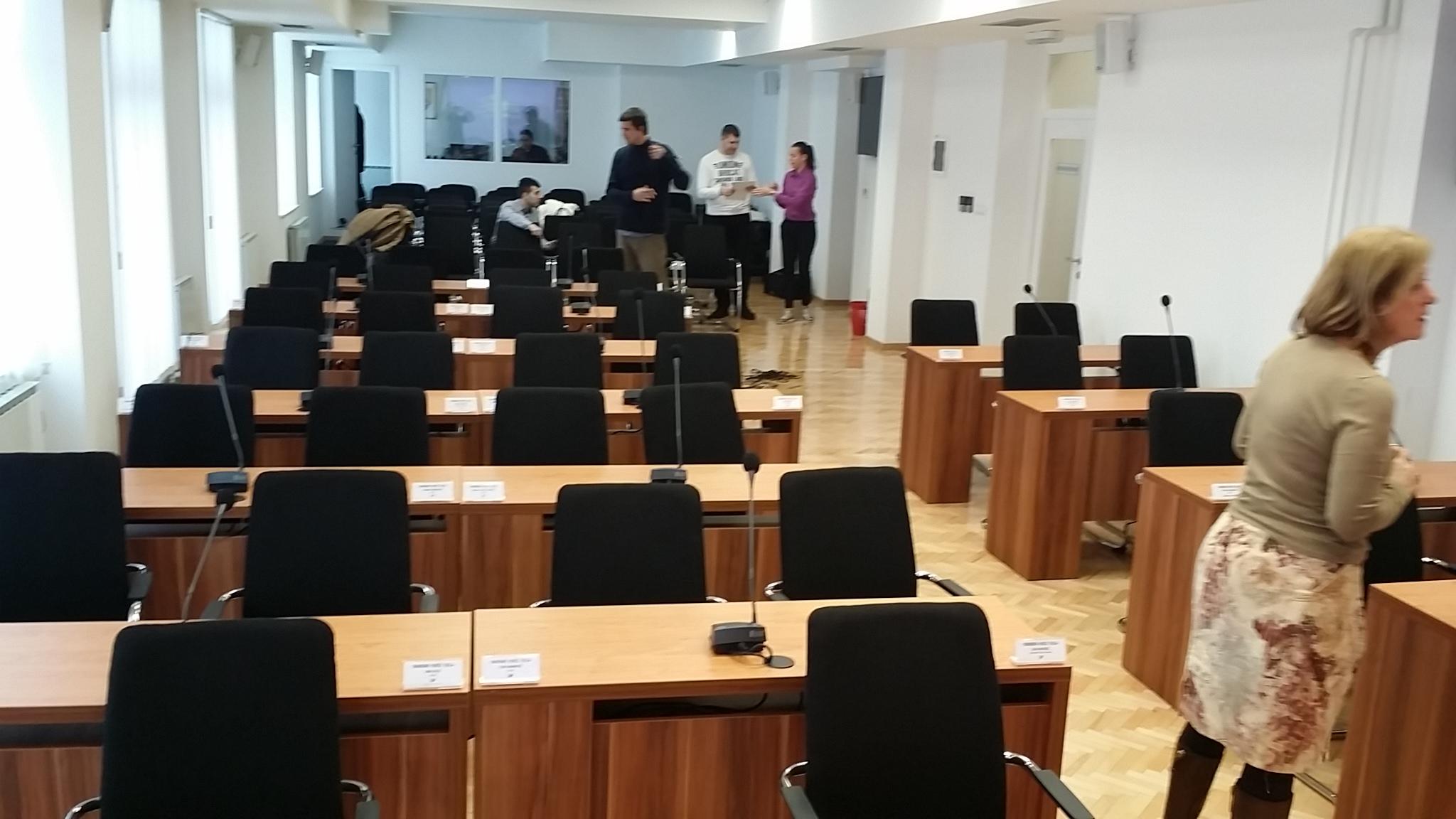 Sjednice Gradskog vijeća Tuzla u novoj sali