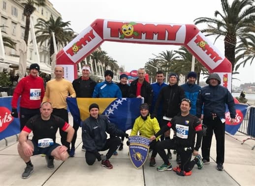 Pripadnici Direkcije učestvovali na ''Splitskom polumaratonu''