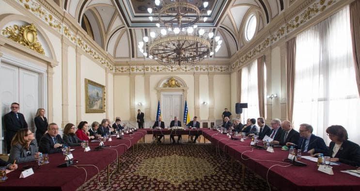 Čović održao sastanak s ambasadorima zemalja članica NATO-a akreditiranih u BiH