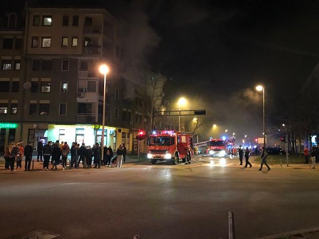 Požar u Zagrebu: Gorio stan na drugom spratu, nema povrijeđenih