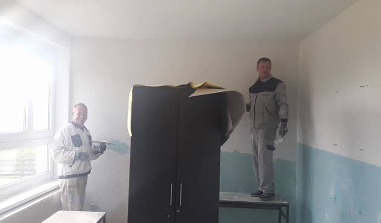 Uređuje se unutrašnjost područne škole u Bilalovcu