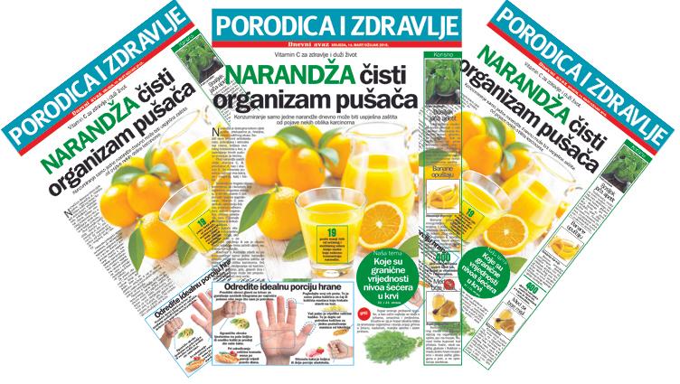 Srijedom u "Dnevnom avazu" - magazin "Porodica i zdravlje"