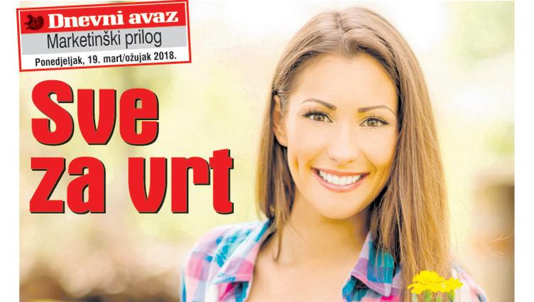 U ponedjeljak u "Dnevnom avazu" prilog "Sve za vrt"