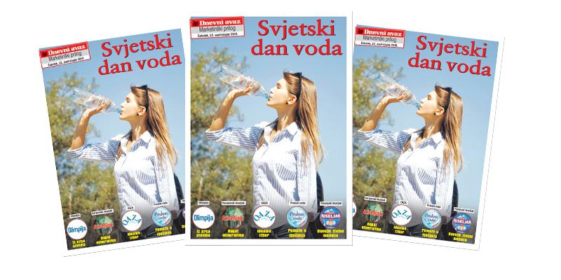 U četvrtak u „Dnevnom avazu“ prilog povodom Svjetskog dana voda
