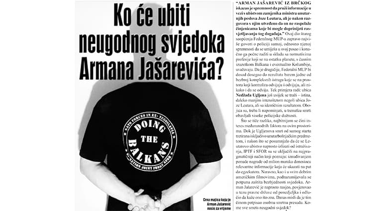 Ko će ubiti neugodnog svjedoka Armana Jašarevića