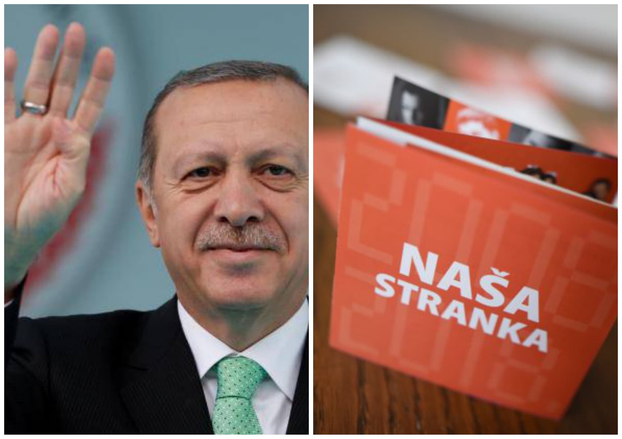 Naša stranka: Erdoanov dolazak u Sarajevo je provociranje Evropske unije