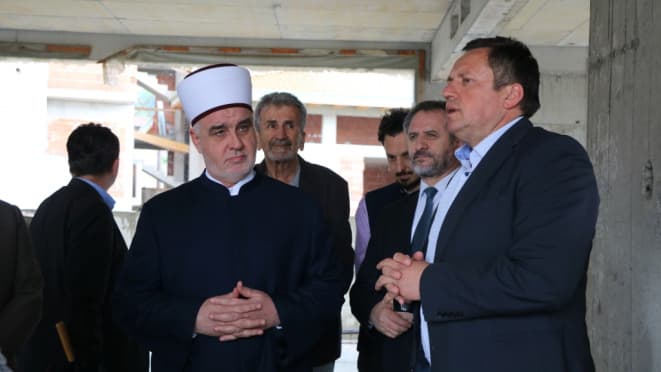 Reisu-l-ulema obišao gradilište Upravne zgrade Rijaseta