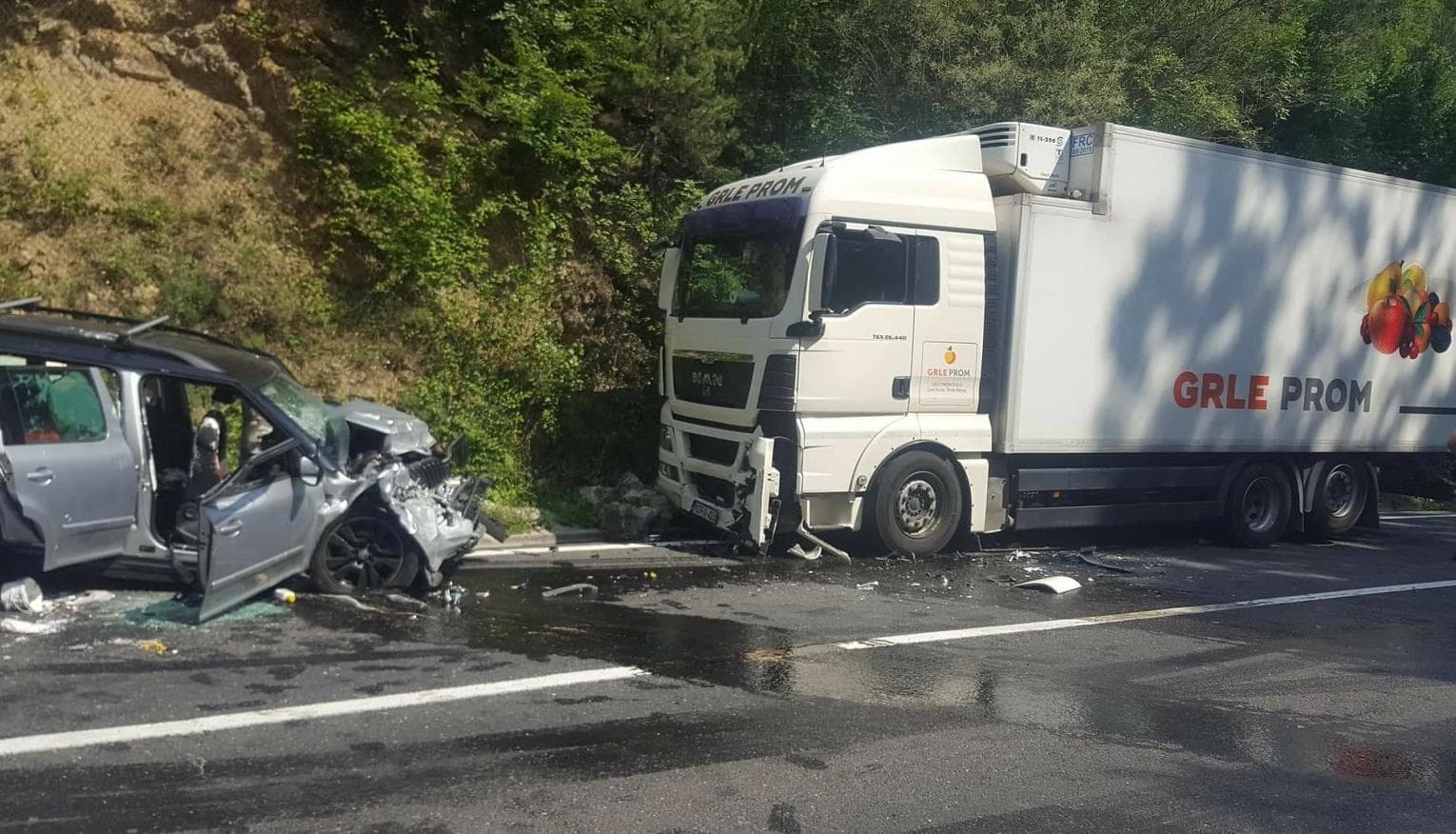Težak sudar kod Konjica, dvije osobe prevezene u bolnicu