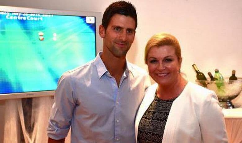 Kolinda navija za Đokovića: 'Velikom čovjeku i sportašu, od srca želim ulazak u finale Vimbldona!