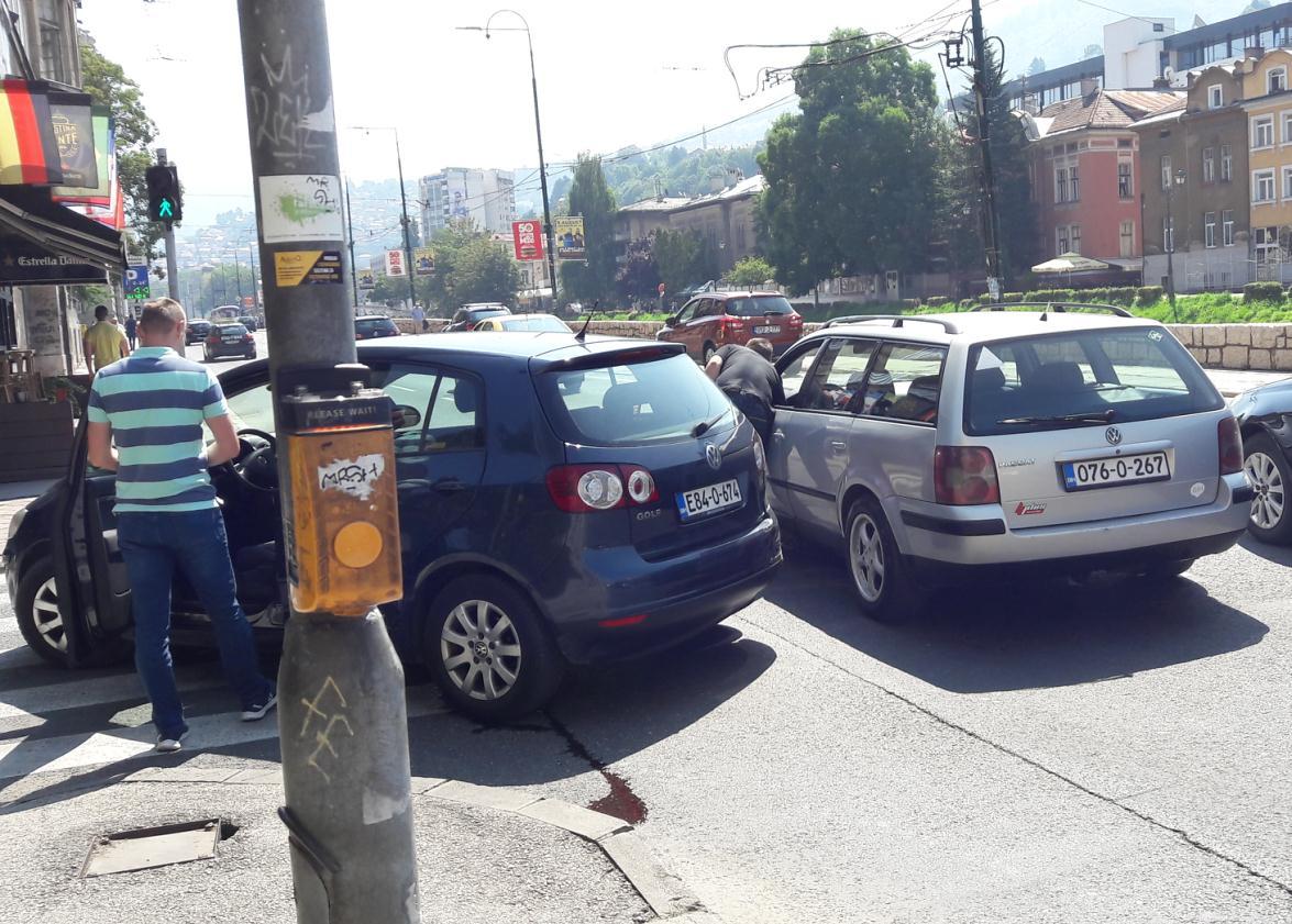 Manji udes u centru Sarajeva izazvao velike gužve