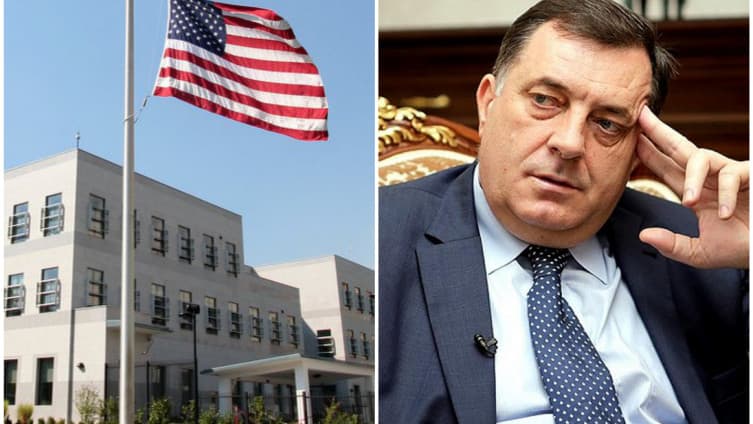 Ambasada SAD u Sarajevu: Sankcije Dodiku su ozbiljne, ne uvode se olako, niti se olako povlače