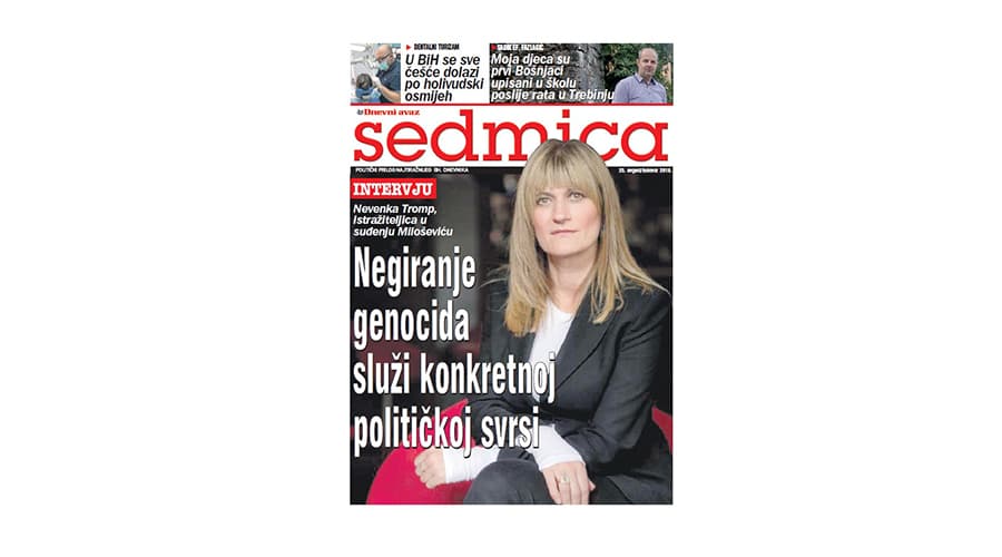 Tromp: Negiranje genocida služi konkretnoj političkoj svrsi