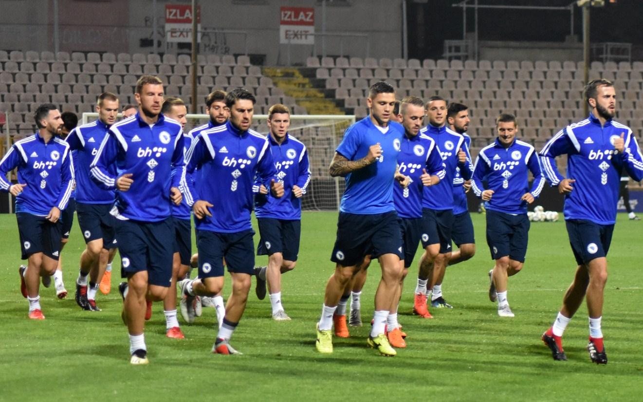 Reprezentativci BiH odradili i posljednji trening, Pjanić spreman za Austriju