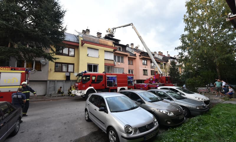 Gorio stan Safeta Keše u zgradi na Dobrinji