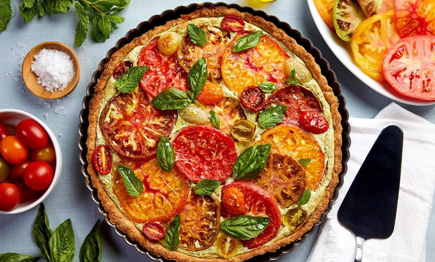 Ideja za doručak: Tart s paradajzom i svježim sirom