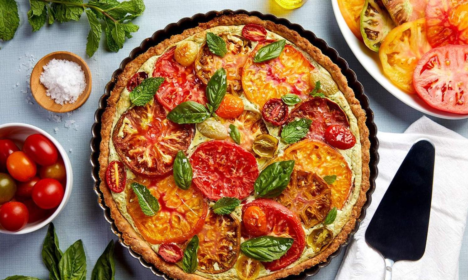 Ideja za doručak: Tart s paradajzom i svježim sirom