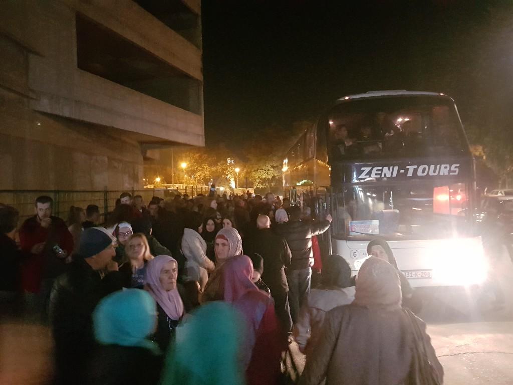 Autobusi kojima je SDA "Zeničane" dovozila u Zenicu, paralizirali grad