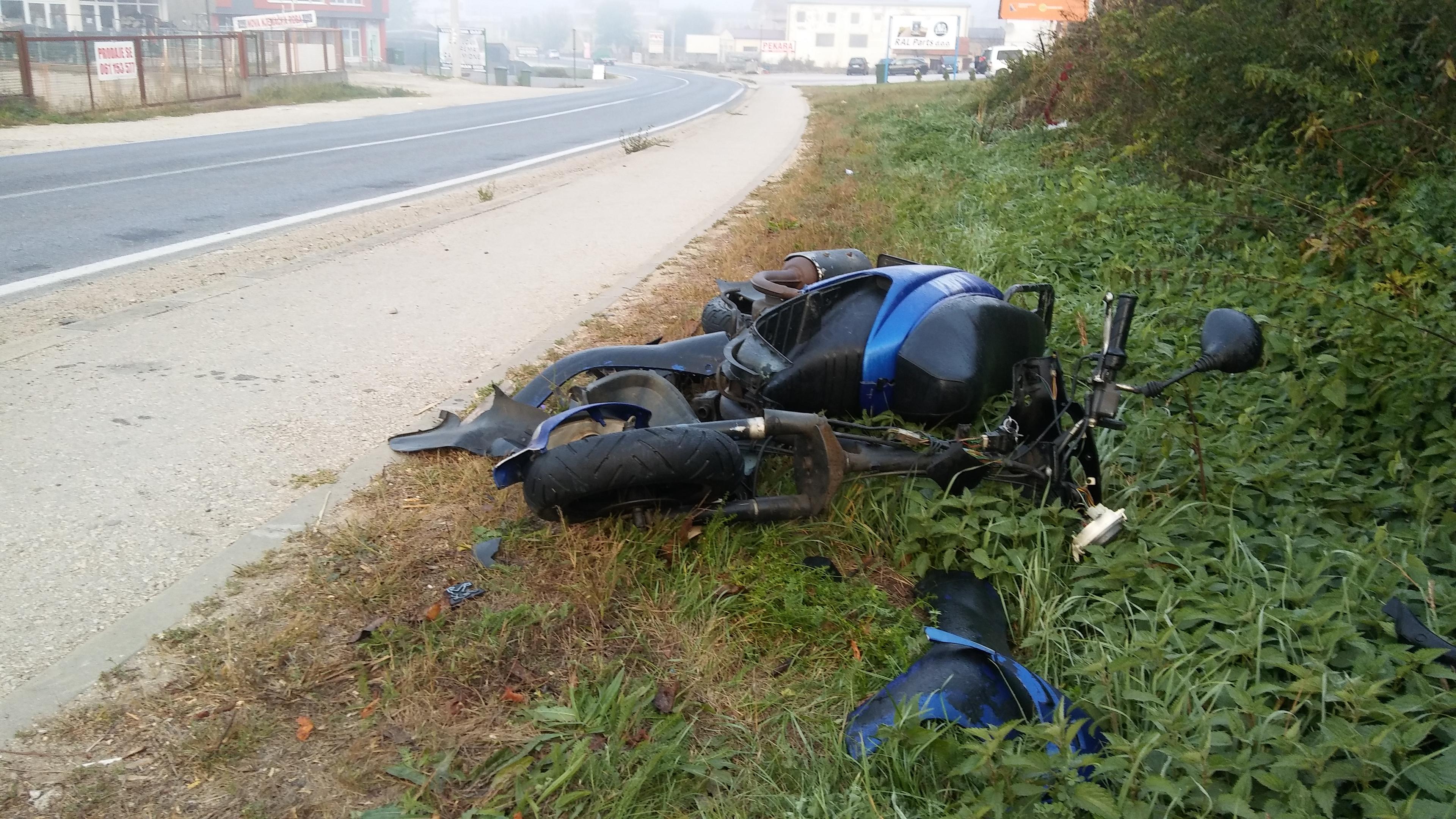 Motociklista iz Škahovice zadobio teške tjelesne povrede