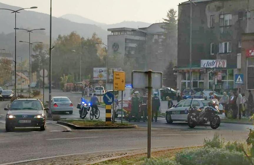 Povrijeđen motociklista na kružnom toku magistrale u Zenici