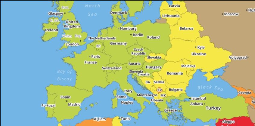 U BiH rizično, a na Kosovo opasno putovati