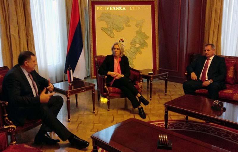 Sastanak Dodika sa Cvijanović i Viškovićem u Banjoj Luci