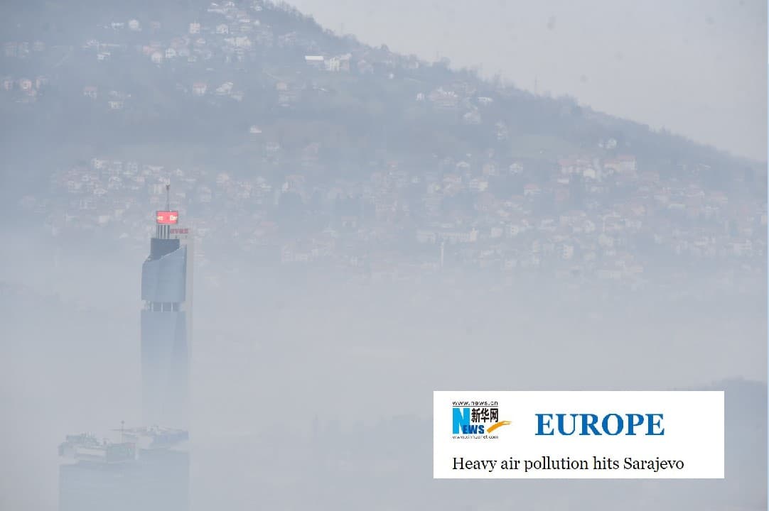 Novinska agencija Xinhua izvijestila o kritičnom stanju u glavnom gradu BiH: Teško zagađenje pogodilo Sarajevo