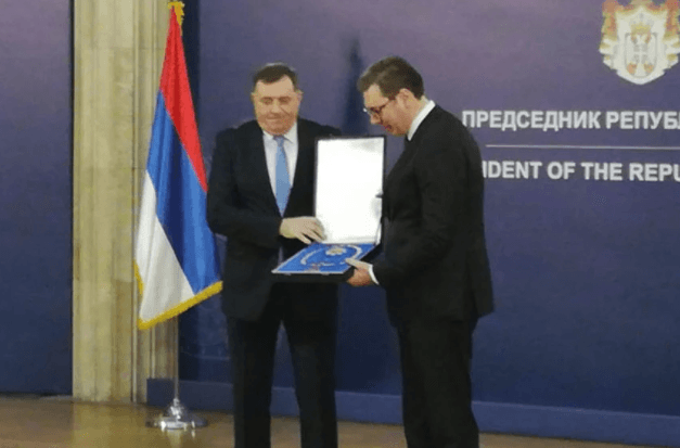 Dodik na sastanku s Vučićem u Beogradu