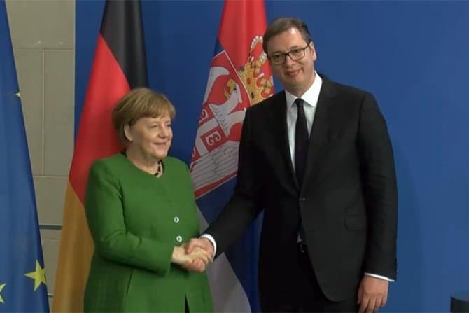 Merkel i Vučić - Avaz