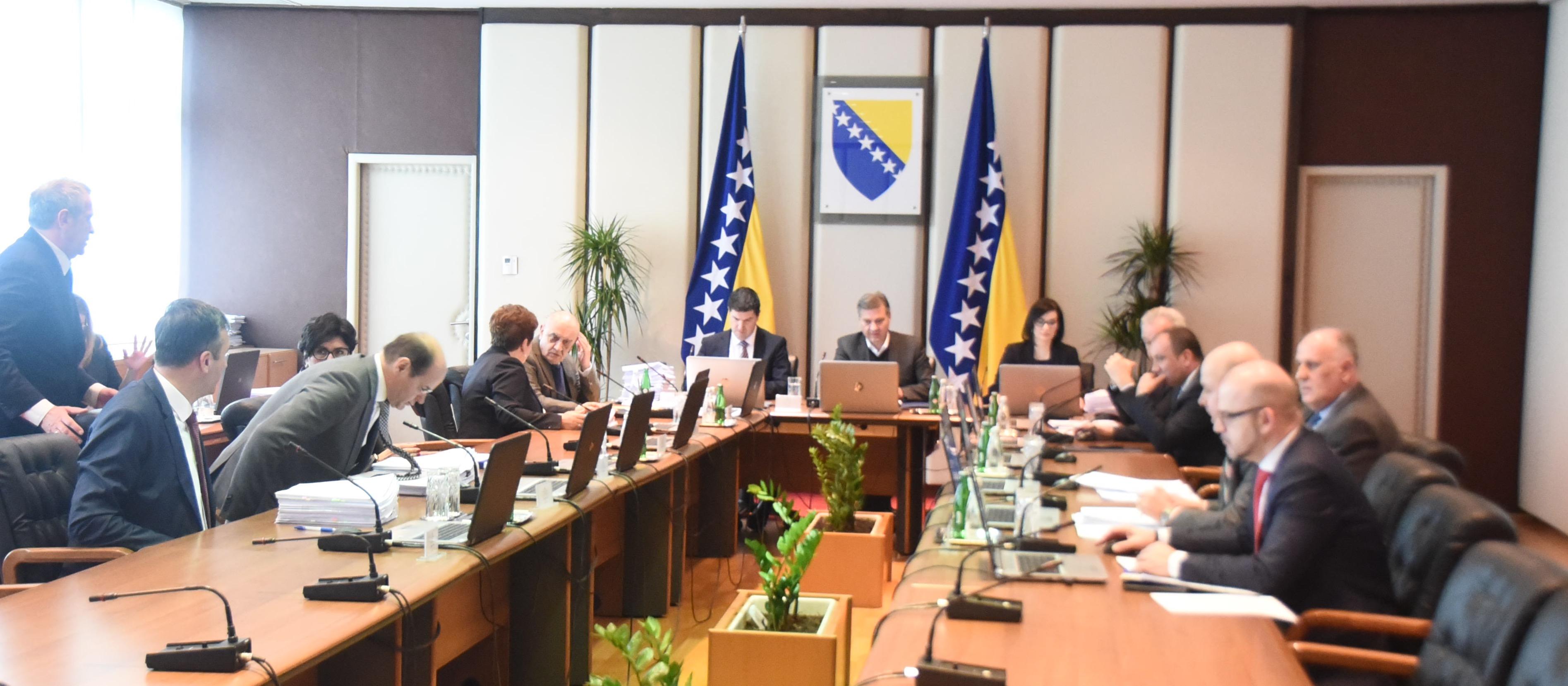 Vijeće ministara BiH utvrdilo nacrt budžeta, nova odluka o naknadama za topli obrok