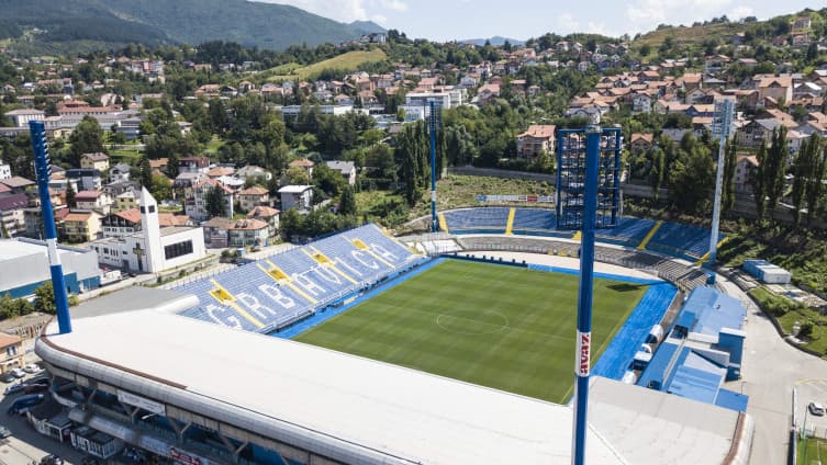 Predstavnici FS Armenije impresionirani terenom na stadionu Grbavica