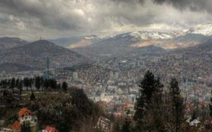 U Bosni i Hercegovini oblačno vrijeme