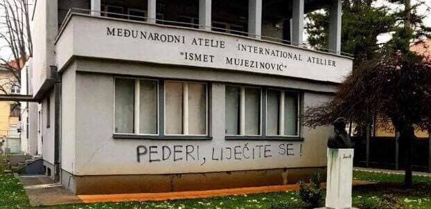 Koalicija za borbu protiv govora mržnje i zločina iz mržnje osudila ispisivanje homofobnog grafita