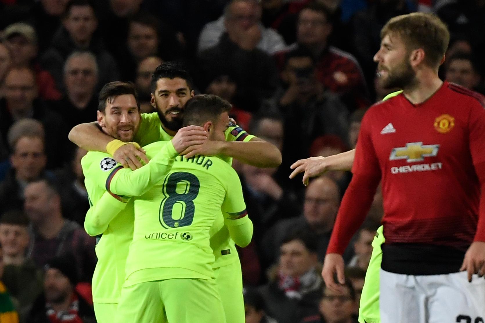 Barcelona rutinski slavila protiv Mančester junajteda i jednom nogom zakoračila u polufinale