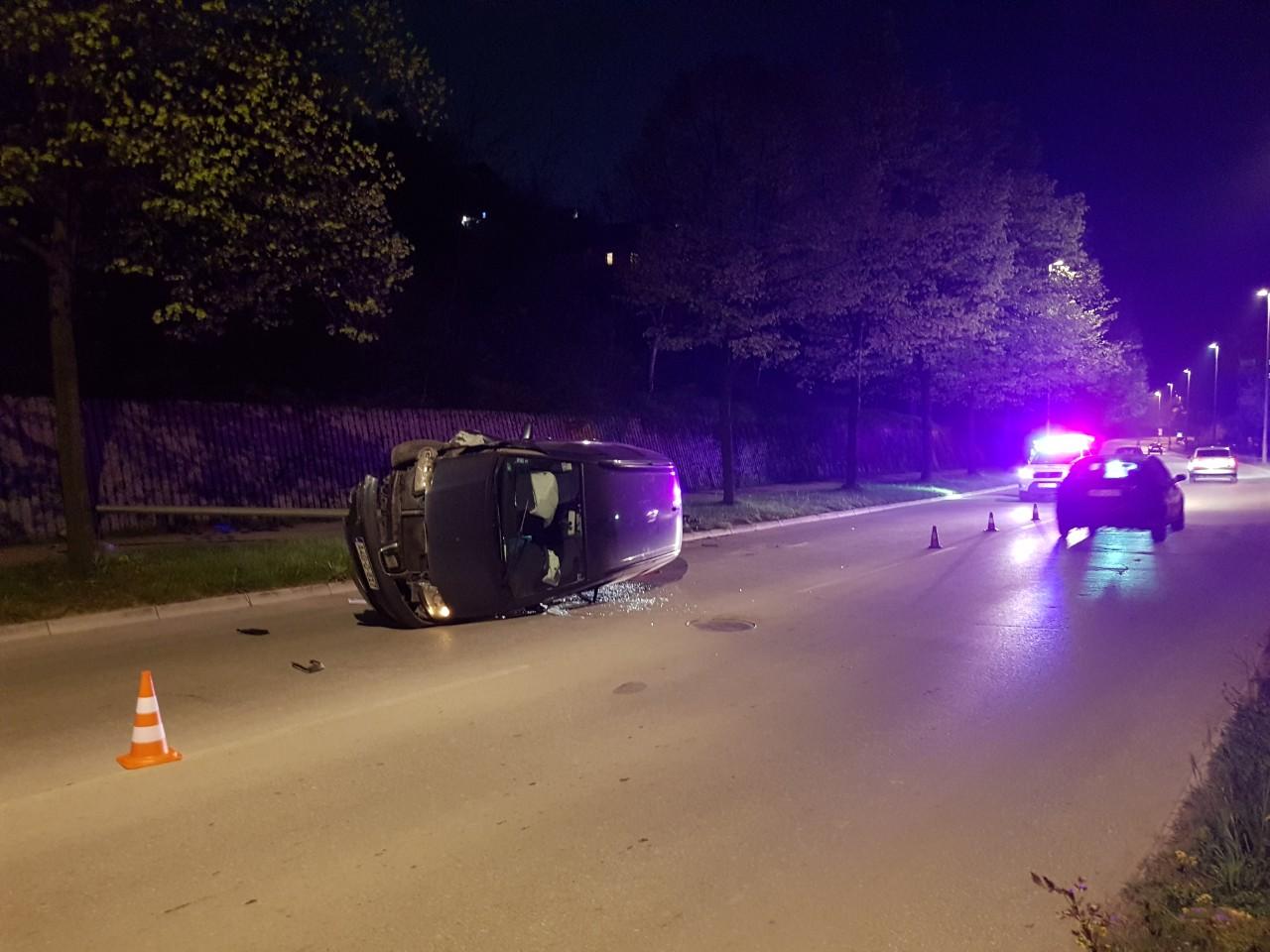 Prevrnuo se automobil u Zenici, jedna osoba povrijeđena