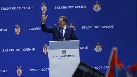 Dodik u Beogradu: Nećemo granicu na Drini, za nas je RS država